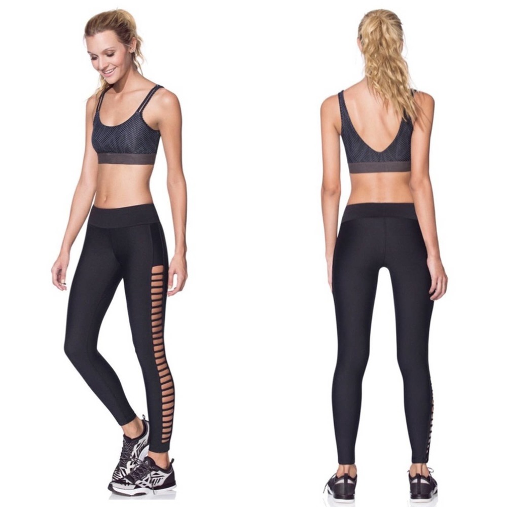 Maaji Camera Roll Caged Leggings Black